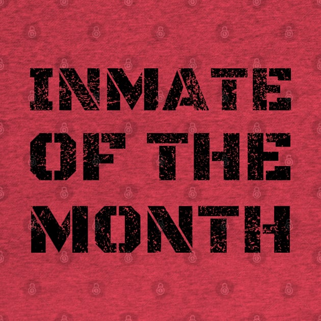 FUNNY LAZY HALLOWEEN COSTUME INMATE OF THE MONTH by apparel.tolove@gmail.com